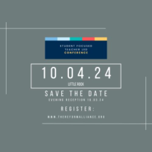 Save the date flyer featuring event details and vibrant design elements.